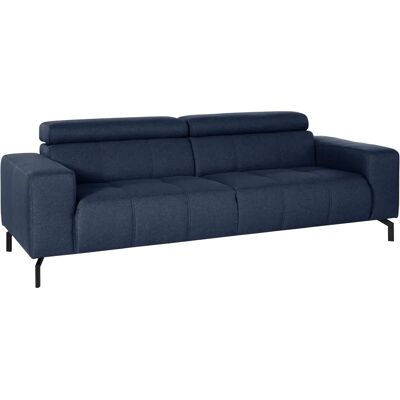 DOMO collection Cunelli 2,5-Sitzer Blau Sofa - Sofa DOMO collection Cunelli 2,5-Sitzer Blau Sofa - Sofa
