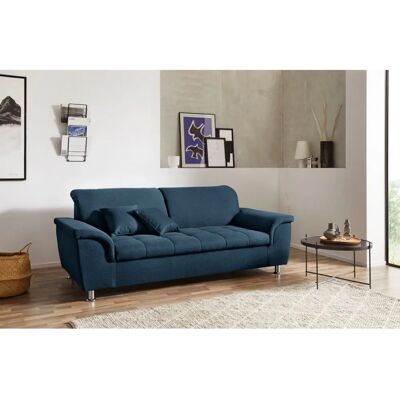 DOMO collection Franzi Sofa - Manuelle Kopfteilverstellung - 2-Sitzer - Blau DOMO collection Franzi Sofa - Manuelle Kopfteilverstellung - 2-Sitzer - Blau