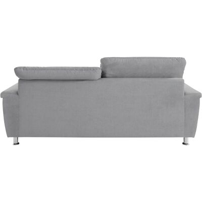 Domo Collection Franzi Sofa - Modern, Grau, Verstellbare Rückenlehne Domo Collection Franzi Sofa - Modern, Grau, Verstellbare Rückenlehne
