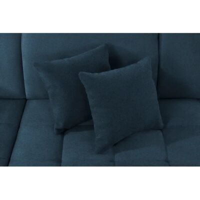 DOMO COLLECTION Franzi L-Form Sofa - L-förmiges dunkelblaues Sofa DOMO COLLECTION Franzi L-Form Sofa - L-förmiges dunkelblaues Sofa