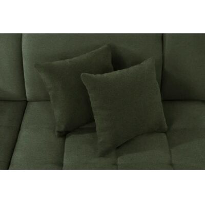 DOMO COLLECTION Franzi L-Form Sofa - L-förmig, Grün, Verstellbare Rückenlehne - Sofa DOMO COLLECTION Franzi L-Form Sofa - L-förmig, Grün, Verstellbare Rückenlehne - Sofa