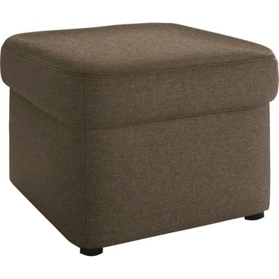 Domo collection Sarafina Hocker - Würfeldesign, braun, 61x40x61cm Domo collection Sarafina Hocker - Würfeldesign, braun, 61x40x61cm