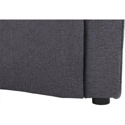 Domo Collection Sarafina L-Form Sofa - Grau mit Bettfunktion Domo Collection Sarafina L-Form Sofa - Grau mit Bettfunktion