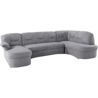 Domo Collection Sarafina U-Form Sofa - Modern, Grau, 295cm Domo Collection Sarafina U-Form Sofa - Modern, Grau, 295cm