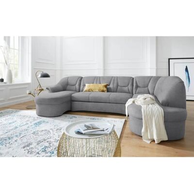 Domo Collection Sarafina U-Form Sofa - Modern, Microfaser, 5 Sitze Domo Collection Sarafina U-Form Sofa - Modern, Microfaser, 5 Sitze