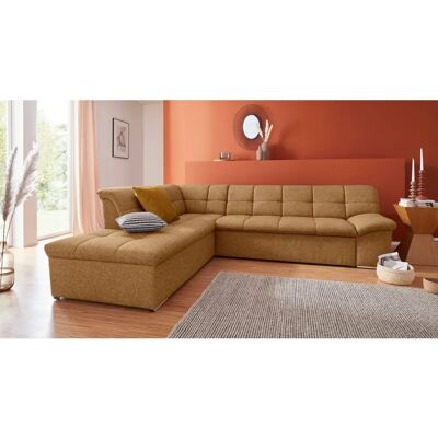 DOMO collection Lagoa L-Form Gold Sofa - Sofa DOMO collection Lagoa L-Form Gold Sofa - Sofa