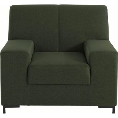 DOMO COLLECTION Ledas Sessel - Polster, Grün, 100% Polyester DOMO COLLECTION Ledas Sessel - Polster, Grün, 100% Polyester