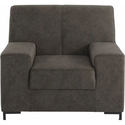 Domo Collection Ledas Sessel - Microfaser, Grau Domo Collection Ledas Sessel - Microfaser, Grau