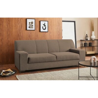 DOMO collection Ledas Sofa - Braun, 3-Sitzer, 210x88x83 cm DOMO collection Ledas Sofa - Braun, 3-Sitzer, 210x88x83 cm