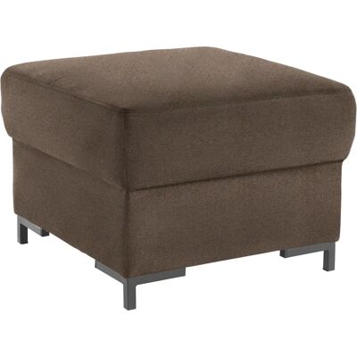 Domo Collection Ledas Brauner Polsterhocker - Hocker Domo Collection Ledas Brauner Polsterhocker - Hocker