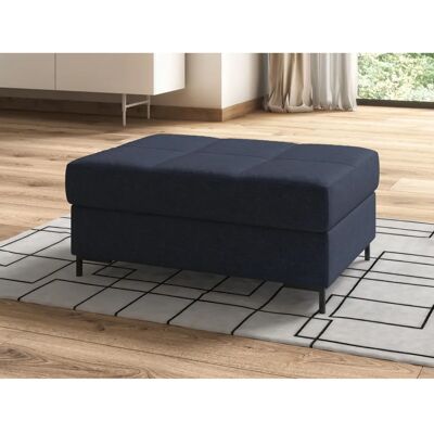 Domo Collection Capelo Dunkelblau Stoffhocker - Polsterhocker Domo Collection Capelo Dunkelblau Stoffhocker - Polsterhocker