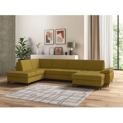 Domo Collection Capelo U-Form Sofa - U-förmige, Abnehmbare Bettfunktion, Rechts Chaise longue Domo Collection Capelo U-Form Sofa - U-förmige, Abnehmbare Bettfunktion, Rechts Chaise longue