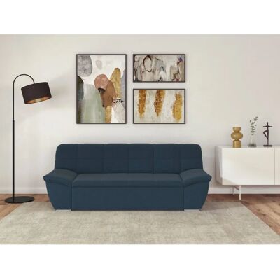 Domo collection Splash 2er-Sofa Dunkelblau - Wohnzimmermöbel Domo collection Splash 2er-Sofa Dunkelblau - Wohnzimmermöbel