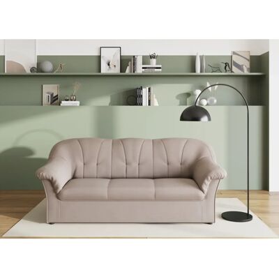 DOMO COLLECTION Pegnitz - 2,5-Sitzer Taupe Sofa DOMO COLLECTION Pegnitz - 2,5-Sitzer Taupe Sofa