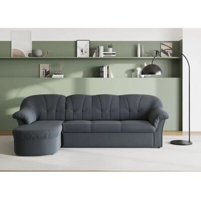 Domo Collection Pegnitz L-Form Sofa - Dunkelgrau Domo Collection Pegnitz L-Form Sofa - Dunkelgrau