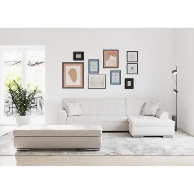 Domo Collection Treviso L-Form Couch - Struktur Chenille Domo Collection Treviso L-Form Couch - Struktur Chenille