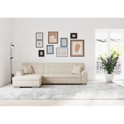 Domo Collection Treviso L-Form Microfaser Sofa Domo Collection Treviso L-Form Microfaser Sofa