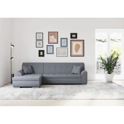 Domo Collection Treviso L-Form Microfaser-Sofa - Sofa Domo Collection Treviso L-Form Microfaser-Sofa - Sofa
