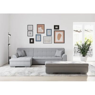 Domo Collection Treviso L-Form Sofa - Microfaser Domo Collection Treviso L-Form Sofa - Microfaser