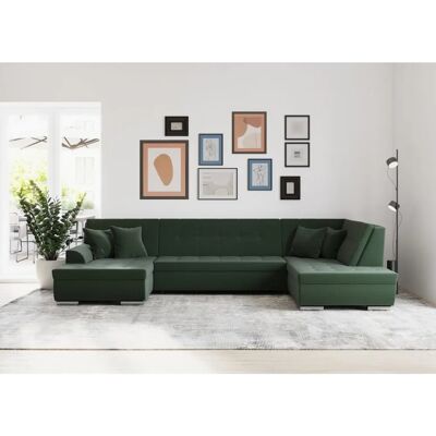 Domo Collection Treviso Grüne XXL Wohnlandschaft - Wohnzimmermöbel Domo Collection Treviso Grüne XXL Wohnlandschaft - Wohnzimmermöbel