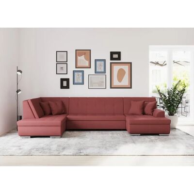 Domo Collection Treviso Lila Sofa - XXL Wohnzimmermöbel Domo Collection Treviso Lila Sofa - XXL Wohnzimmermöbel