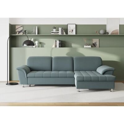 Domo Collection Franzi Ecksofa - L-Form, Blau, Schlafsofa Domo Collection Franzi Ecksofa - L-Form, Blau, Schlafsofa
