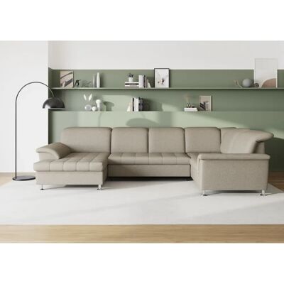 Domo Collection Franzi Modular Sofa - Bettfunktion & Kopfteil - 352cm Domo Collection Franzi Modular Sofa - Bettfunktion & Kopfteil - 352cm