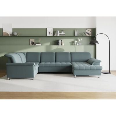 Domo Collection Franzi modulsofa mit Bettfunktion - Blau Domo Collection Franzi modulsofa mit Bettfunktion - Blau