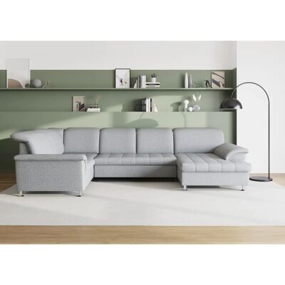 Domo Collection Franzi Silber Wohnlandschaft - Wohnzimmer Domo Collection Franzi Silber Wohnlandschaft - Wohnzimmer