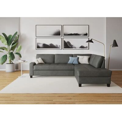 DOMO COLLECTION Florentina L-Form Ecksofa - Mikrofaser, Ottomane rechts, Ohne Bettfunktion DOMO COLLECTION Florentina L-Form Ecksofa - Mikrofaser, Ottomane rechts, Ohne Bettfunktion