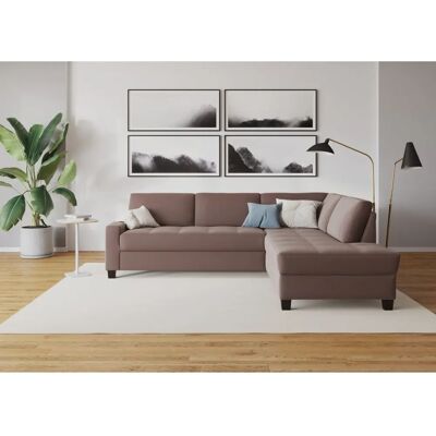 Domo Collection Florentina Taupe Modern 243cm Sofa - Sofa Domo Collection Florentina Taupe Modern 243cm Sofa - Sofa