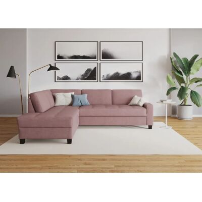 Domo Collection Florentina L-Form Sofa - Modern, Mikrofaser, Umwandelbar Domo Collection Florentina L-Form Sofa - Modern, Mikrofaser, Umwandelbar