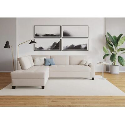 DOMO COLLECTION Florentina Ecksofa - beige (cream) - 243x84x209 cm DOMO COLLECTION Florentina Ecksofa - beige (cream) - 243x84x209 cm