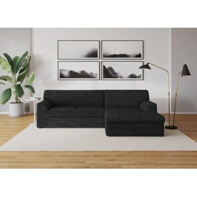 Domo Collection Topper L-Form Sofa - Grau - Ecksofa mit Bettfunktion Domo Collection Topper L-Form Sofa - Grau - Ecksofa mit Bettfunktion