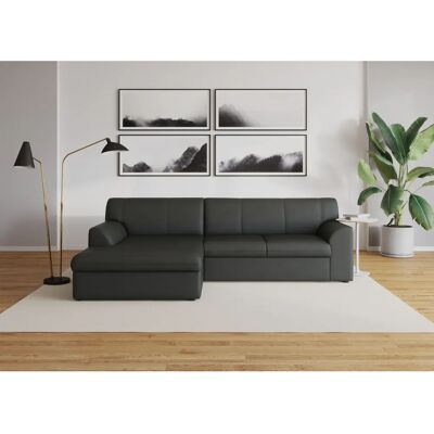 Domo Collection L-Form-Sofa - Kunstleder SOFTLUX - Bettfunktion Domo Collection L-Form-Sofa - Kunstleder SOFTLUX - Bettfunktion