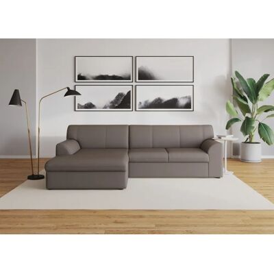 DOMO COLLECTION Topper L-Form Sofa - L-förmiges Sofa mit Kunstleder SOFTLUX, Recamiere links DOMO COLLECTION Topper L-Form Sofa - L-förmiges Sofa mit Kunstleder SOFTLUX, Recamiere links