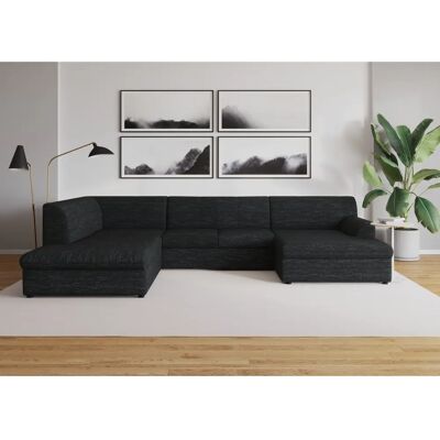 Domo Collection U-Form Sofa mit Ottomane - Wohnzimmer Domo Collection U-Form Sofa mit Ottomane - Wohnzimmer