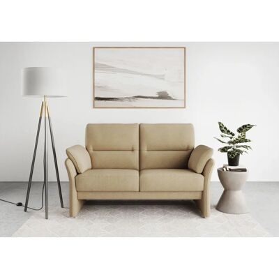 Domo Collection Pina Sofa - 2-Sitzer, Beige, Mit Federkern & Feinstruktur Domo Collection Pina Sofa - 2-Sitzer, Beige, Mit Federkern & Feinstruktur
