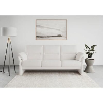 Domo Collection Pina Beiges Microfaser-Sofa - 3-Sitzer Domo Collection Pina Beiges Microfaser-Sofa - 3-Sitzer