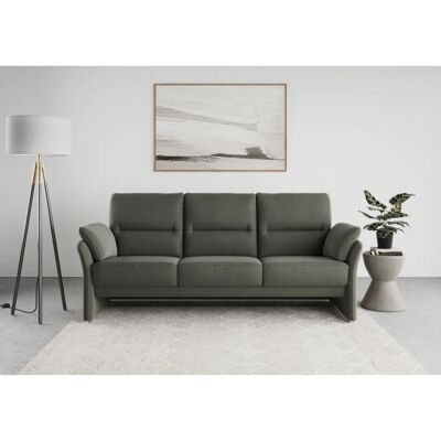 Domo collection Pina - Mikrofaser 3-Sitzer Sofa - Dunkelgrün Domo collection Pina - Mikrofaser 3-Sitzer Sofa - Dunkelgrün
