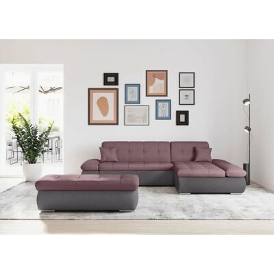 Domo Collection Moric Ecksofa - 300x80x172 cm - Modernes Design Domo Collection Moric Ecksofa - 300x80x172 cm - Modernes Design