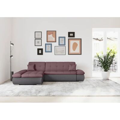 Domo Collection Moric Sofa - 300x80x172cm, Stoff, links Recamiere - Sofa Domo Collection Moric Sofa - 300x80x172cm, Stoff, links Recamiere - Sofa