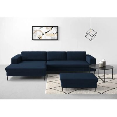 DOMO COLLECTION Modica L-Form - Modern Samtsofa DOMO COLLECTION Modica L-Form - Modern Samtsofa