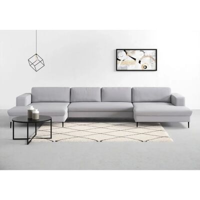 Domo Collection Modica U-Form Samtsofa - U-Shape Domo Collection Modica U-Form Samtsofa - U-Shape