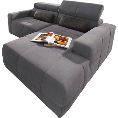 Domo Collection Brandon Kleine Couch - Luxus-Mikrofaser, Recamiere rechts Domo Collection Brandon Kleine Couch - Luxus-Mikrofaser, Recamiere rechts