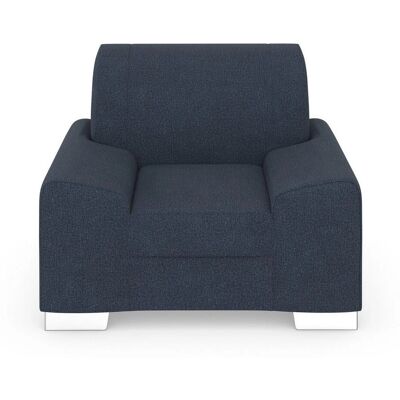 Domo collection Anzio Sessel - Moderner Blauer Bezug Domo collection Anzio Sessel - Moderner Blauer Bezug