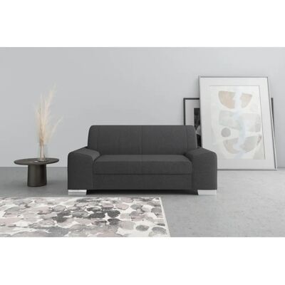 Domo collection Anzio Sofa - Grau, 2-Sitzer, Handgefertigt Domo collection Anzio Sofa - Grau, 2-Sitzer, Handgefertigt