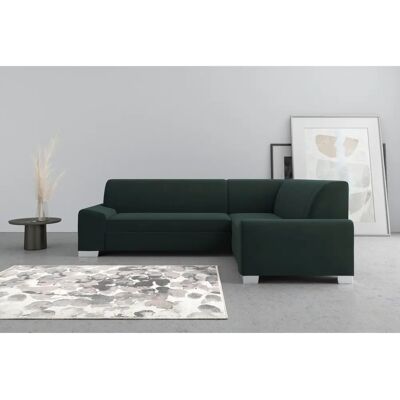 Domo collection Anzio L-Form Samtsofa - Sofa Domo collection Anzio L-Form Samtsofa - Sofa