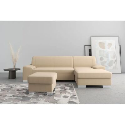 Domo Collection Anzio L-Form Sofa - Recamiere, Bettfunktion Domo Collection Anzio L-Form Sofa - Recamiere, Bettfunktion
