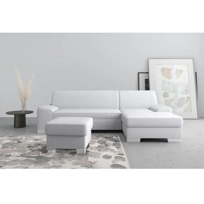 Ecksofa DOMO COLLECTION Anzio L-Form, silber, mit Bettfunktion Ecksofa DOMO COLLECTION Anzio L-Form, silber, mit Bettfunktion